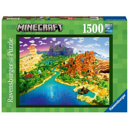 Ravensburger Minecraft: Svět Minecraftu Puzzle 1500 dílků
