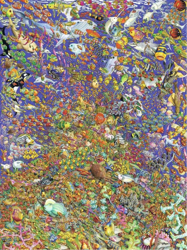 RAVENSBURGER Hejno 1500 dílků