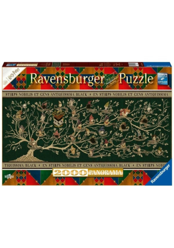 Ravensburger Panorama Harry Potter Rodokmen 2000 dílků