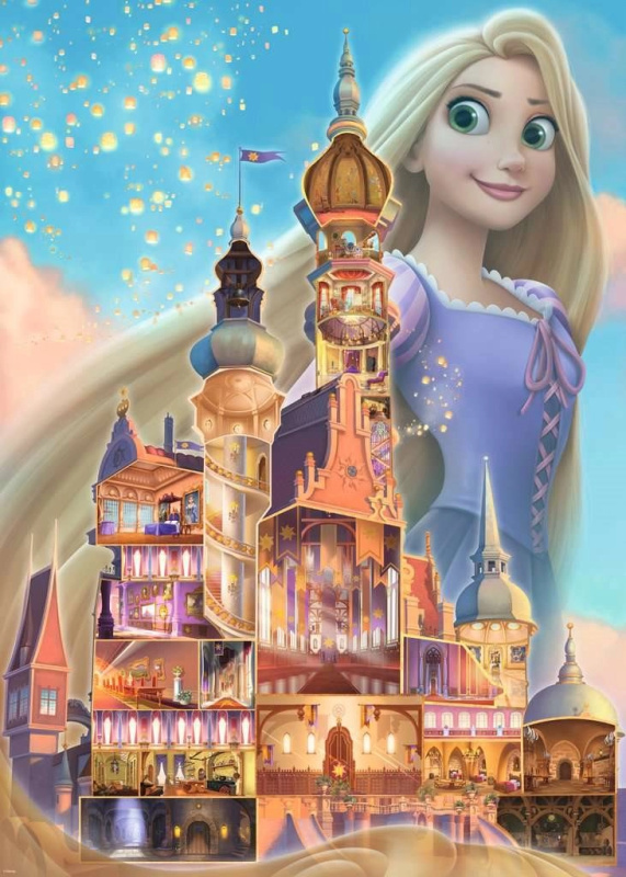 RAVENSBURGER Disney Castle Collection: Locika 1000 dílků