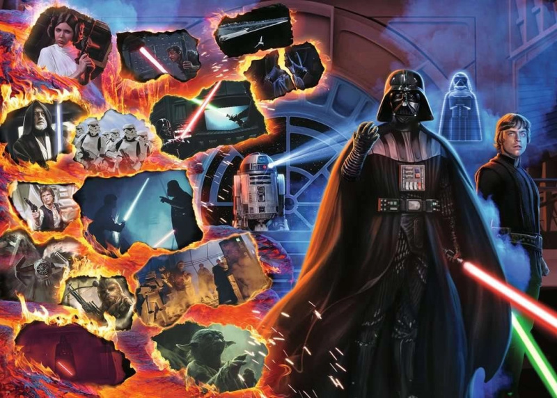 RAVENSBURGER Star Wars Záporáci: Darth Vader 1000 dílků