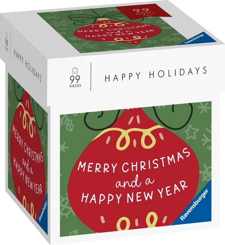 Ravensburger puzzle Merry Christmas & Happy New Year 99 dílků