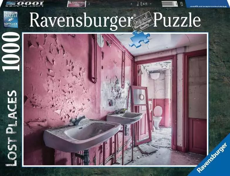 RAVENSBURGER Puzzle Ztracená místa: Růžové sny 1000 dílků