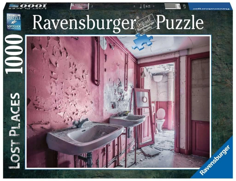 RAVENSBURGER Puzzle Ztracená místa: Růžové sny 1000 dílků