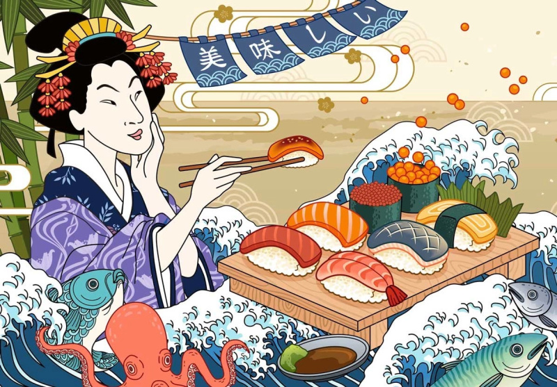 RAVENSBURGER Moment: Sushi 300 dílků