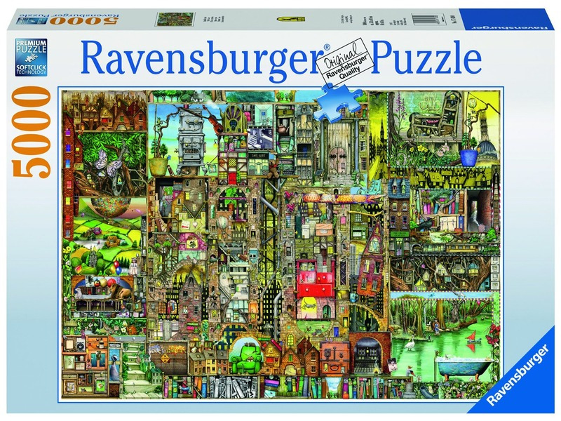 Ravensburger Bizarní město Colin Thompson 5000 dílků
