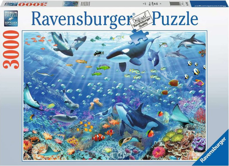 RAVENSBURGER Pod vodou 3000 dílků
