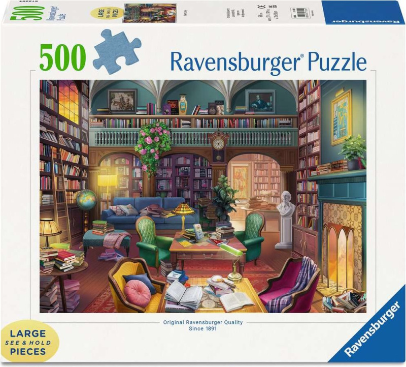 RAVENSBURGER Puzzle Vysněná knihovna XXL 500 dílků