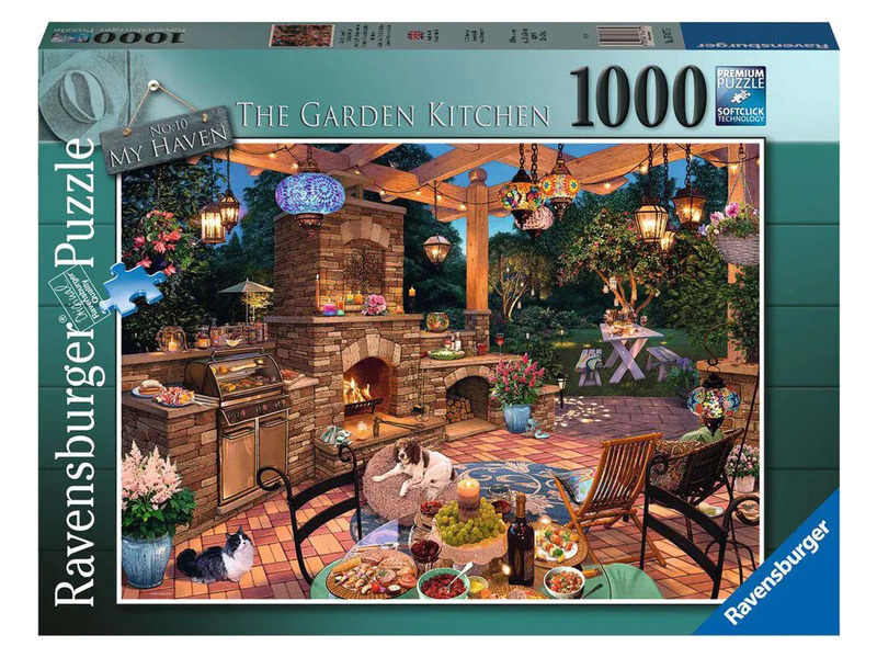 RAVENSBURGER Útočiště: Zahradní kuchyně 1000 dílků