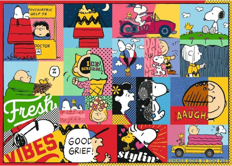 RAVENSBURGER Peanuts momentka 1000 dílků