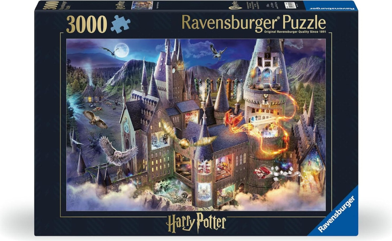 RAVENSBURGER Puzzle Harry Potter: Bradavický hrad 3000 dílků