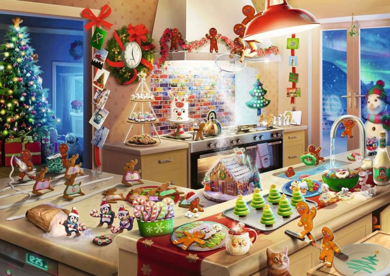 RAVENSBURGER Vánoční perníčky 1000 dílků