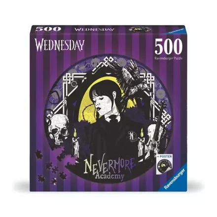 RAVENSBURGER Kulaté Wednesday 500 dílků