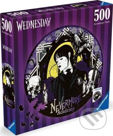 RAVENSBURGER Kulaté Wednesday 500 dílků