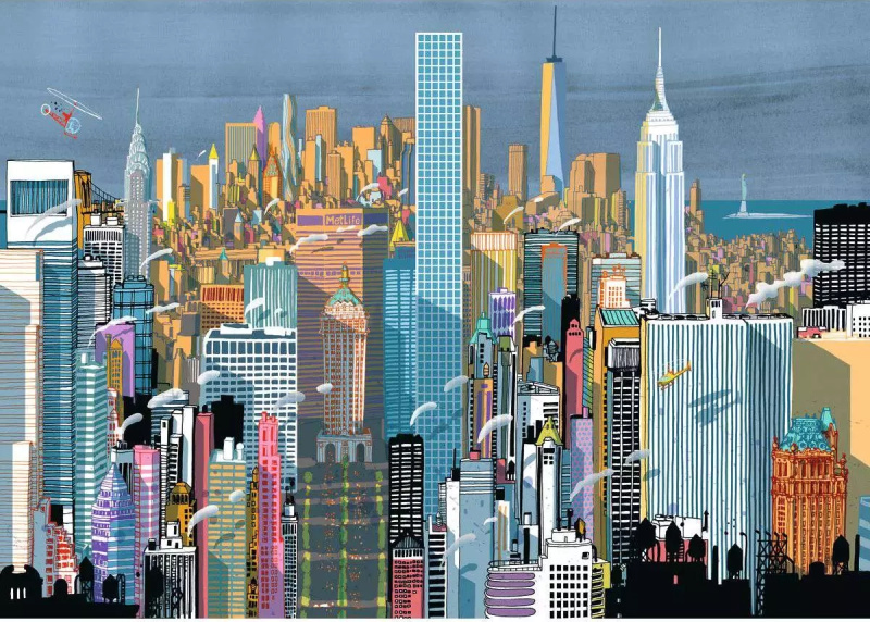 RAVENSBURGER Město New York 1000 dílků