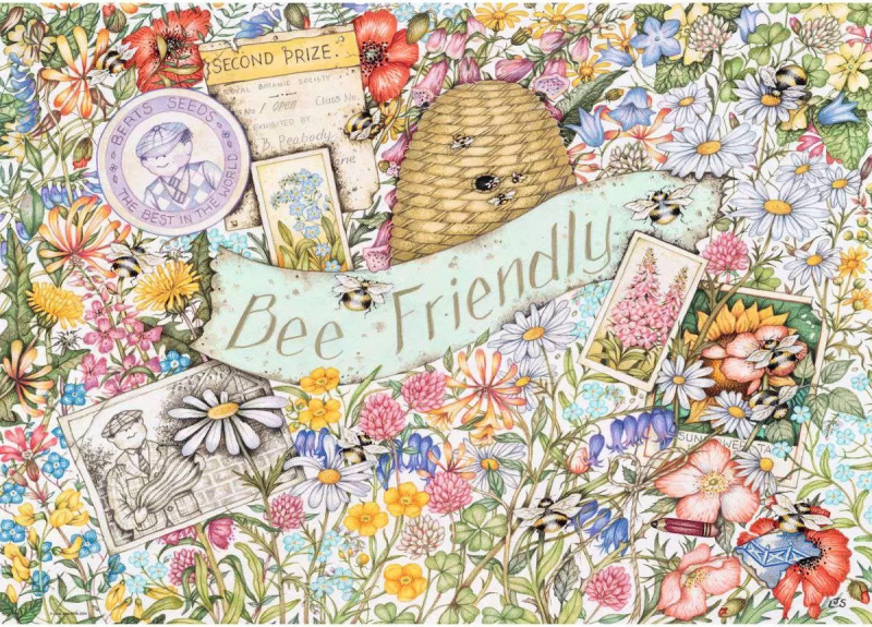 RAVENSBURGER Včelařův svět Bee Friendly 1000 dílků