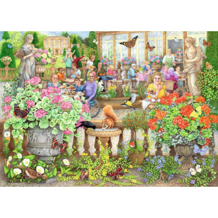 RAVENSBURGER Kavárna v oranžerii 1000 dílků