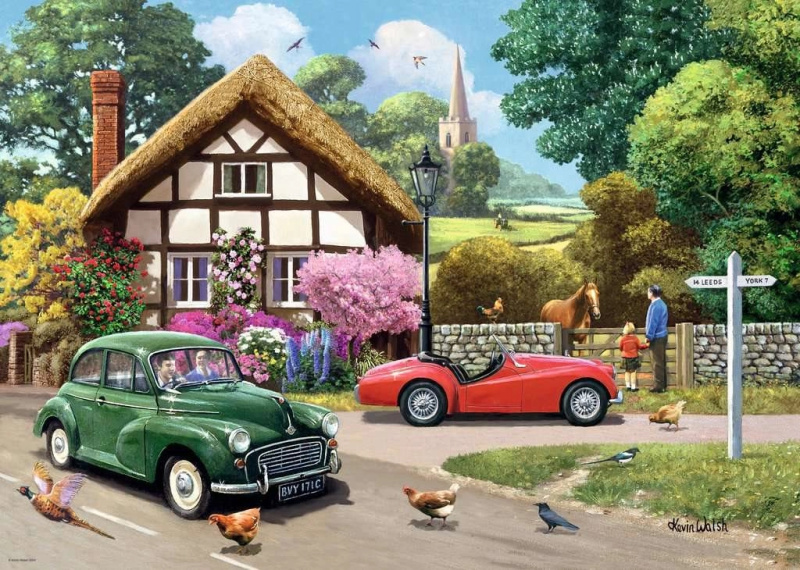 RAVENSBURGER Projížďka venkovskou krajinou 1000 dílků