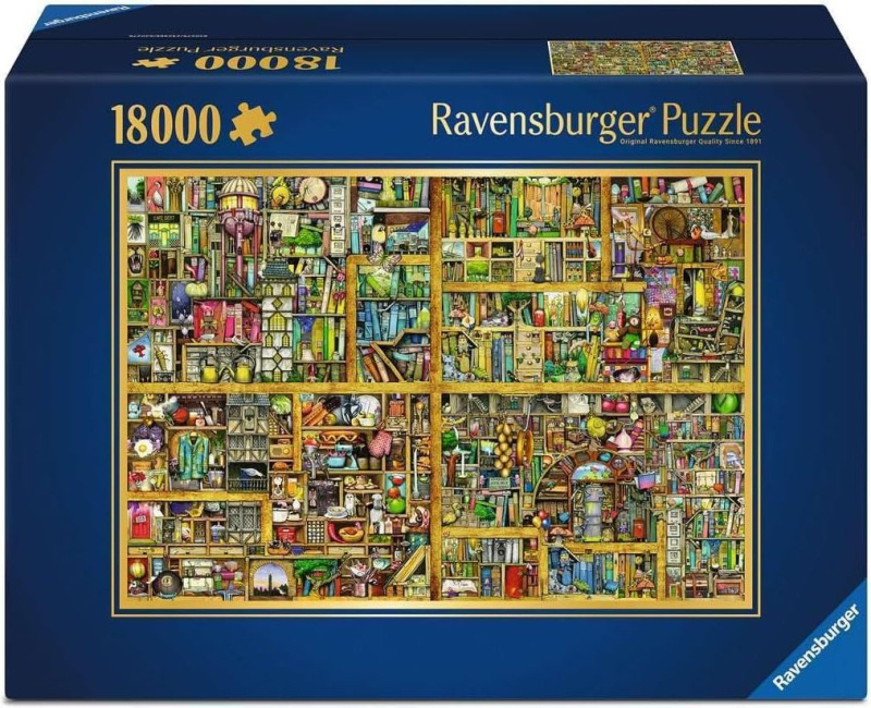RAVENSBURGER Puzzle Kouzelná knihovna 18000 dílků