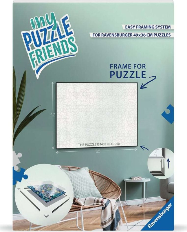 Ravensburger 179008 Rám na puzzle černý 49 x 36 cm