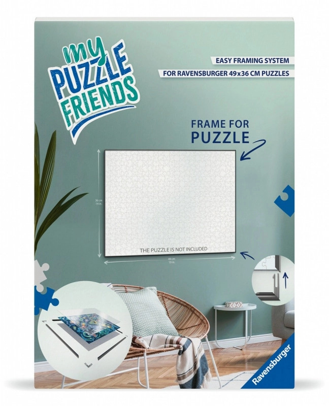 Ravensburger 179008 Rám na puzzle černý 49 x 36 cm
