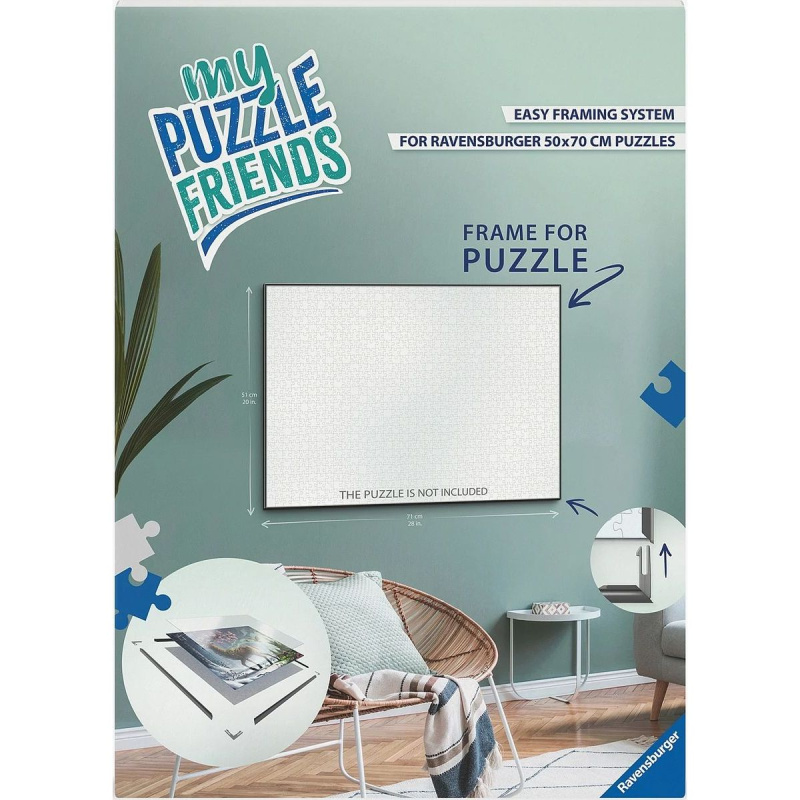 Ravensburger 179008 Rám na puzzle černý 49 x 36 cm