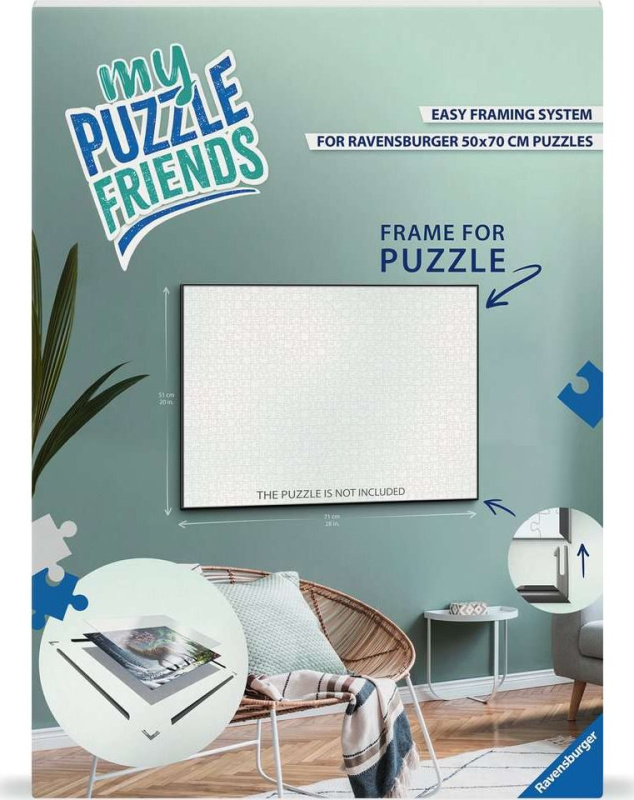 Ravensburger 179015 Rám na puzzle černý 70 x 50 cm
