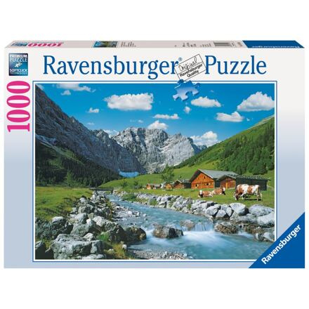 Ravensburger  Rakouské hory Puzzle 1000 dílků