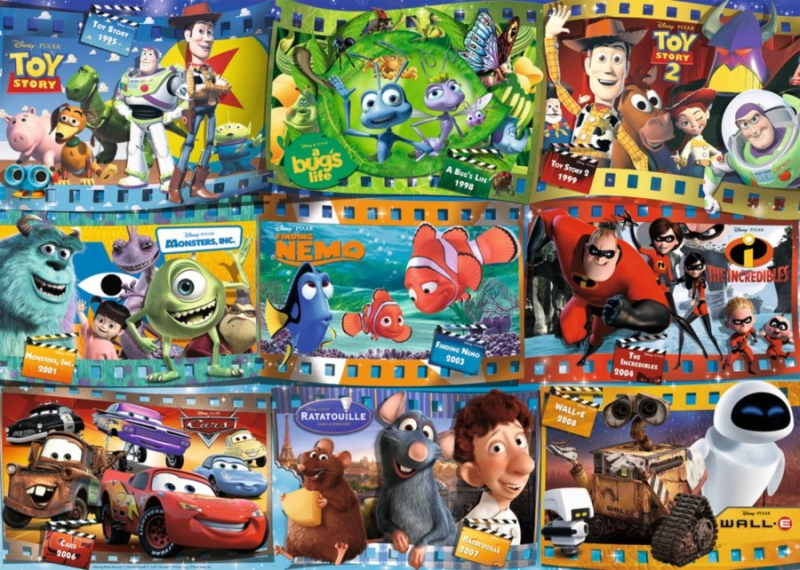 Ravensburger puzzle: filmy Disney-Pixar 1000 dílků