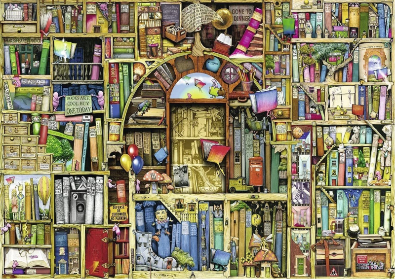 Ravensburger Bizarní knihovna 2 1000 dílků