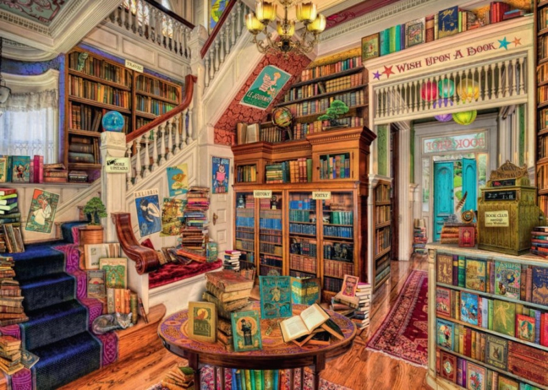 Ravensburger Fantastické knihkupectví 1000 dílků