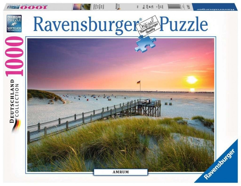 Ravensburger Západ slunce v Amrum Německo 1000 dílků