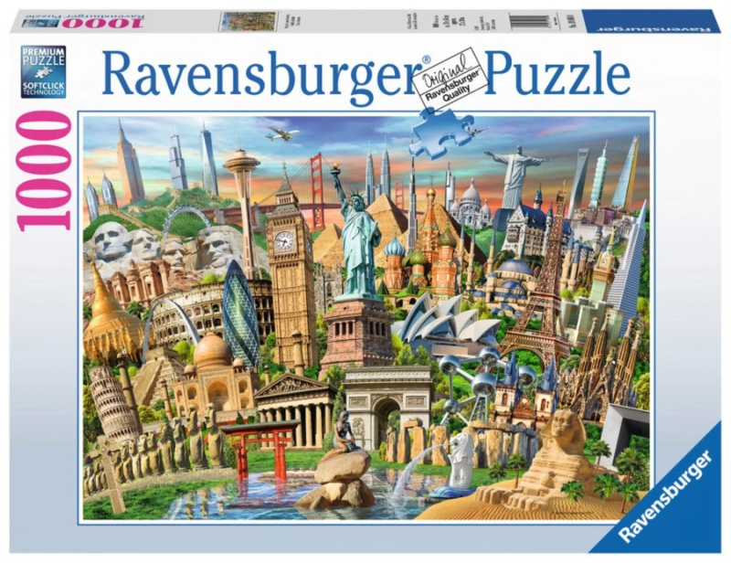 Puzzle světové pamětihodnosti 1000 dílků RAVENSBURGER