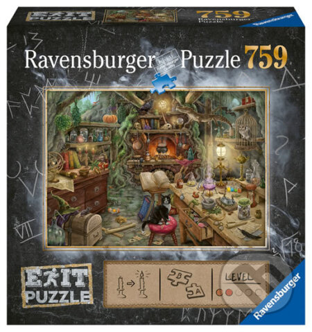 Ravensburger Únikové EXIT Čarodějná kuchyně 759 dílků