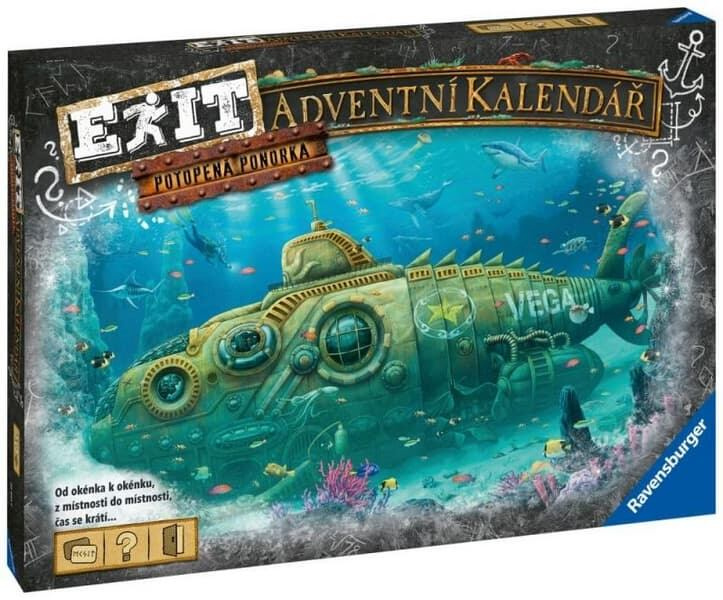 Ravensburger EXIT Adventní kalendář Ponorka