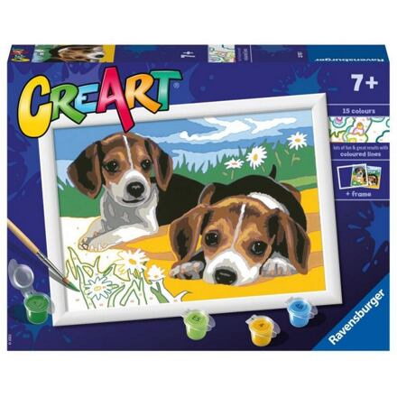 Ravensburger CreArt Štěňata Jack Russella