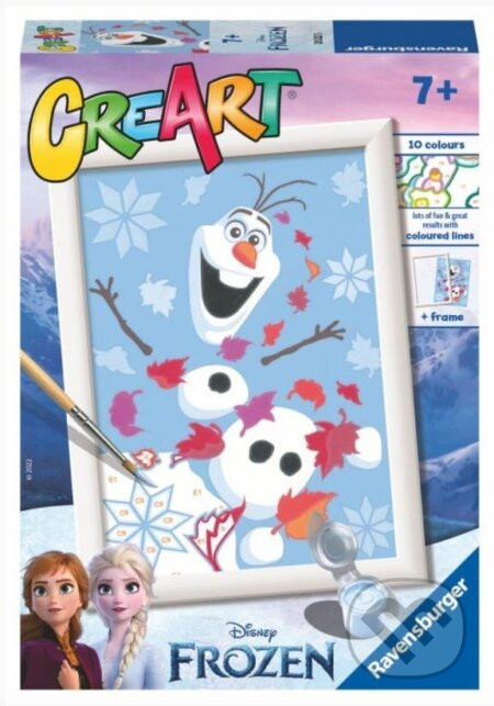 Ravensburger 20222 CreArt Disney Ledové království Rozesmátý Olaf
