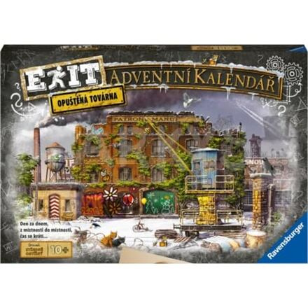 Ravensburger EXIT Adventní kalendář Die verlassene Fabrik