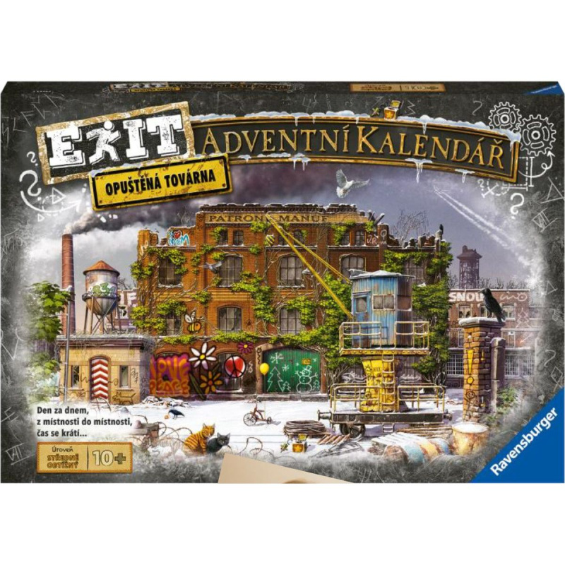 Ravensburger EXIT Adventní kalendář Die verlassene Fabrik