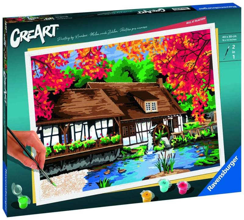 creart premium: mlýn – malování podle čísel