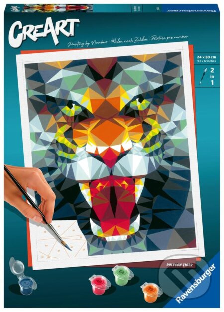 Ravensburger 236268 CreArt Polygonový tygr