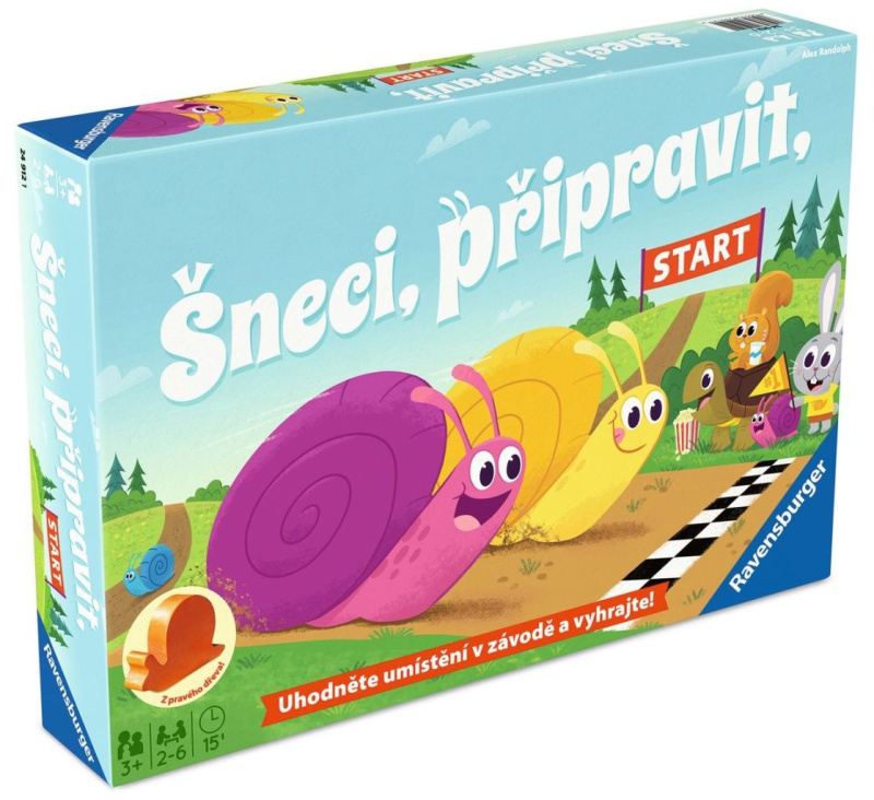Ravensburger Šneci, připravit, START!