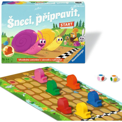Ravensburger Šneci, připravit, START!
