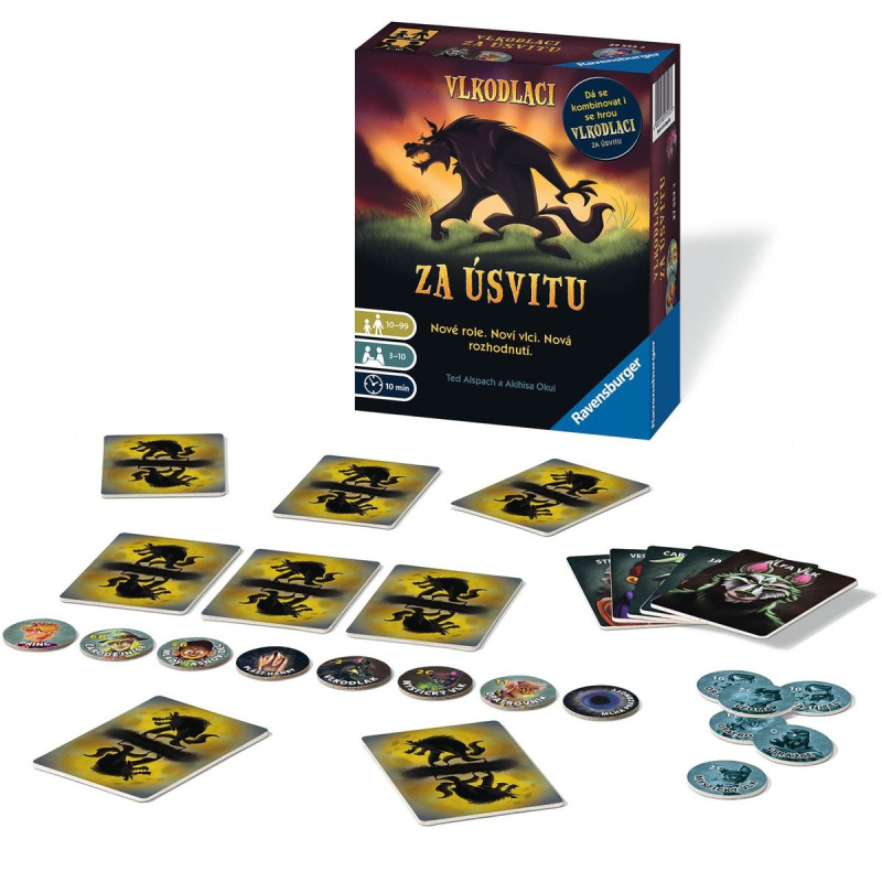 RAVENSBURGER Karetní hra Vlkodlaci za úsvitu