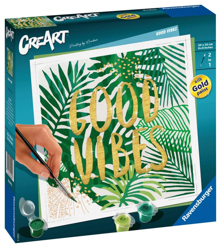 CreArt: good vibes – malování podle čísel pro teenagery