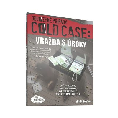 ThinkFun Odložené případy: Vražda s úroky