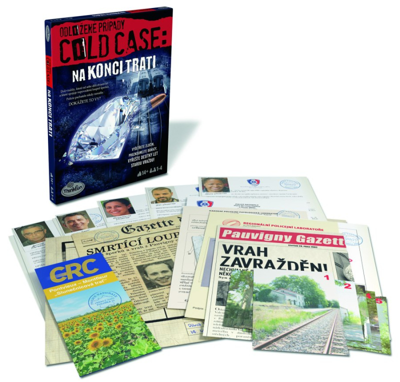 Ravensburger ThinkFun Odložené případy: Na konci trati