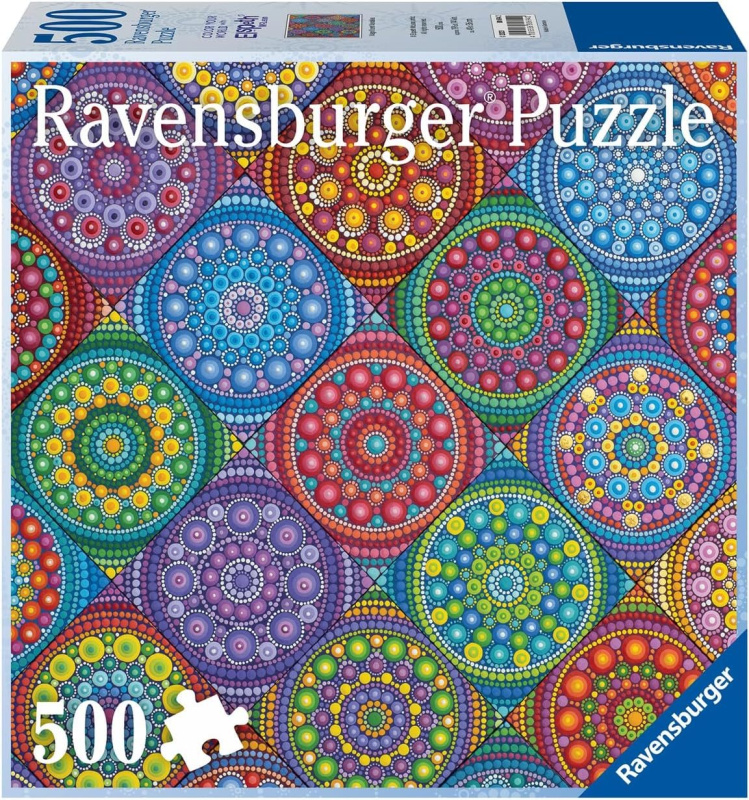 Ravensburger puzzle Nádherné mandaly 500 dílků