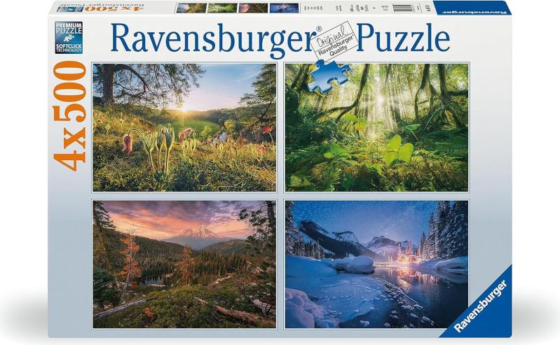 Puzzle čtyři roční období 4×500 dílků Ravensburger