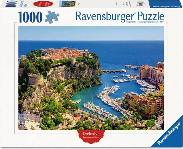 Puzzle Ravensburger 1000 dílků Monako, Francie